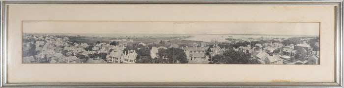H. S. Wyer Printed Photograph "Nantucket from North Church Tower"N.E. and S.E.