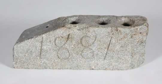 "1881" Inscribed Stone
