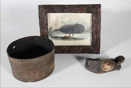 A Collection of Three Sailor Crafted Artifacts, 19th Century