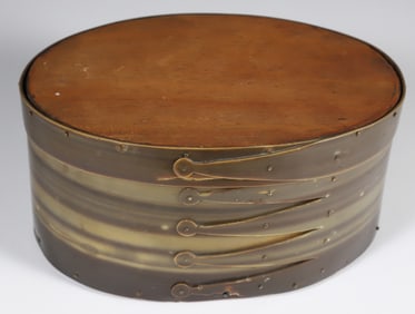 Whaleman Made Baleen Ditty Box, 19th Century