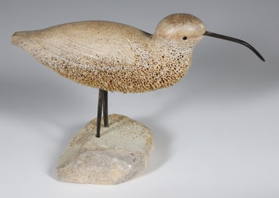 Carved Bone Curlew, circa 1991