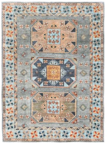 Hand Knotted Vegetable Dye Wool Caucasian Design Oriental Rug