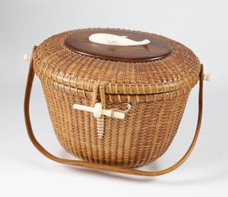 Jose Formoso Reyes Nantucket Friendship Basket, circa 1964