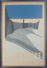 Robert "Bobby" Bushong Nantucket Winter Serigraph