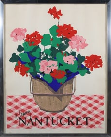 Andrew Shunney "Nantucket Geranium" Poster