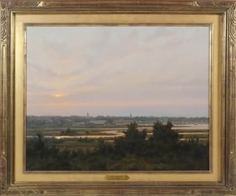Frank Corso Oil on Canvas "Nantucket Sunset"