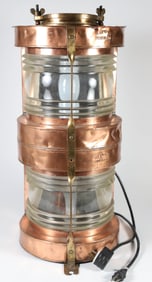 H.L. Piper Brass and Copper Masthead Light