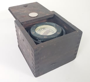 Antique Perkins Nautical Marine Compass