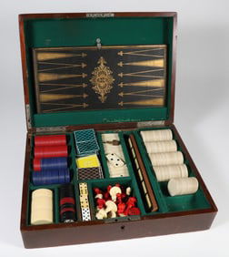 Vintage Mahogany Games Compendium, First Half of the 20th Century