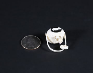 Allen Doucette Miniature Nantucket Basket Purse Pendant