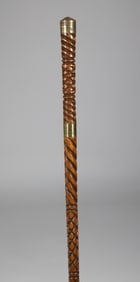Carved American Eagle Walking Stick, 19th Century