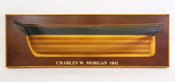 Mark Sutherland Half Hull Model of the "Charles W. Morgan, 1841"