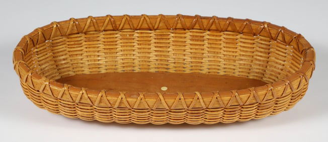 Paul Willer Small Narrow Nantucket Bread Basket