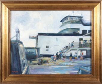 David Lazarus Oil on Canvas "Going Home"