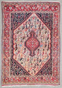 Vintage Persian Hand Knotted Wool Carpet