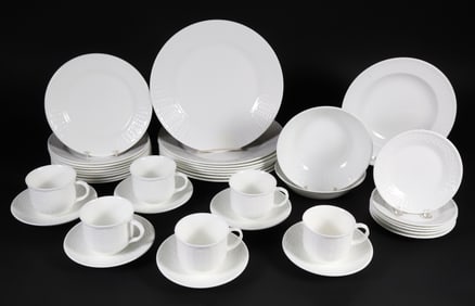 George Davis Wedgwood "Nantucket" Basket-Weave Bone China