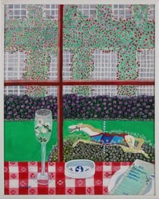 McDougall Oil on Canvas "Chanticleer"