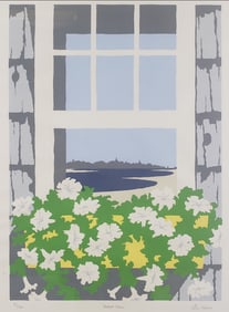 Vintage Eric Holch Limited Edition Original Nantucket "Harbor View" Silk Screen