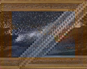 Jack Brown Oil on Canvas Nantucket Landscape "Jack's Gift"