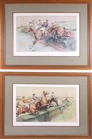 Pair of Polo Prints "A Dangerous Competitor" and "The Grey Leads"