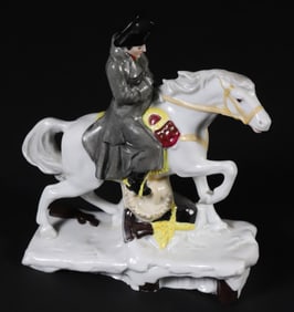 German Porcelain Equestrian Figure of Napoleon