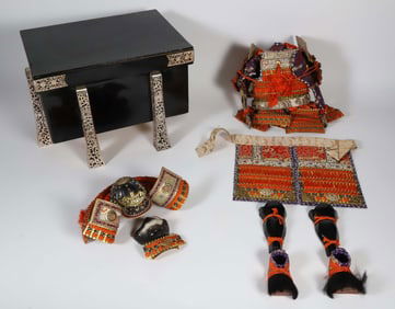Vintage Boxed Miniature Samurai Warriors Ceremonial Attire