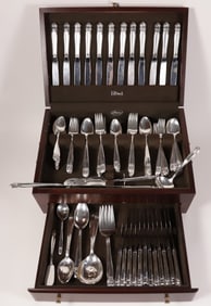 Danish Princess International Silver Plated Flatware Set for Holmes and Edwards, circa 1950