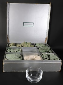 Set of Eight Signed Steuben Glass Finger Bowls