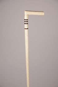 Whaleman Made "L-Grip" Cane, 19th Century