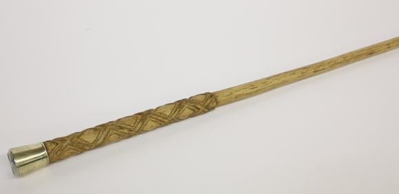 Mechanical Flip Stick Walking Stick, 19th Century
