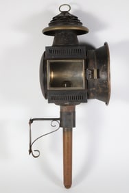 Copper, Brass and Iron Carriage Lantern, 19th Century
