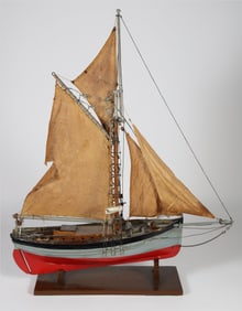 Detailed Model of a Sailing Ship