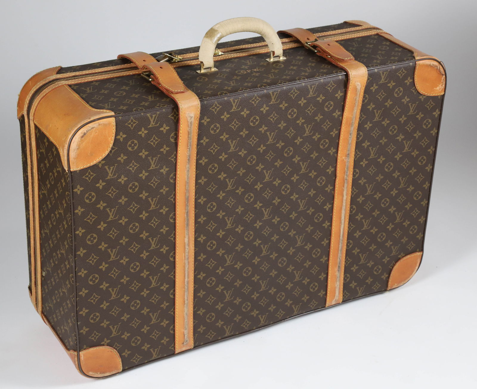 Louis Vuitton Monogramed Soft Leather Suitcase (1 of 12)