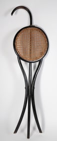 Unusual Antique Portable Folding Bentwood Walking Stick - Stool