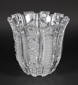 Brilliant Cut Crystal Vase