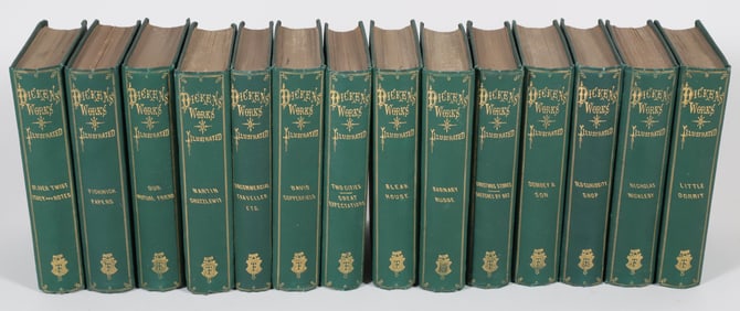 Fourteen Volumes "Dickens Works"