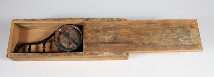 Vintage Melick Clinometer in Wood Case