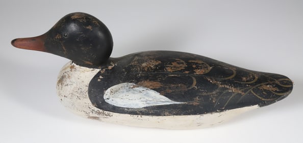 Vintage Mason Swimming Duck Decoy