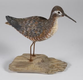 L.C. Flammer Carved Shore Bird, circa 1970