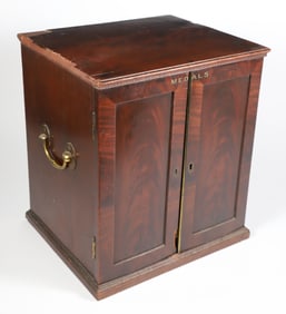 Mahogany Medal Box, 19th Century