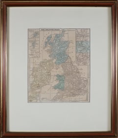Map of "The British Isles", 19th Century