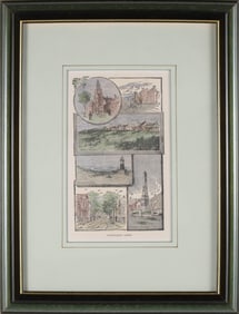 Six Early Nantucket Views Within One Frame