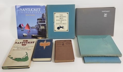 Collection of Eight Nantucket Reference and Coffee Table Books