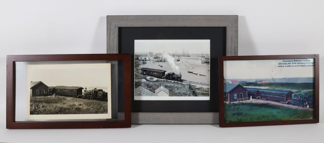 Three Vintage Nantucket Railroad Photographs