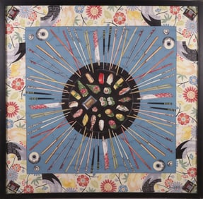 Nicole Miller "Sushi Platter" Scarf