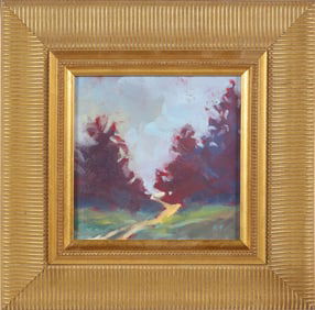 Robert Frazier Oil on Canvas "Woods Trail"