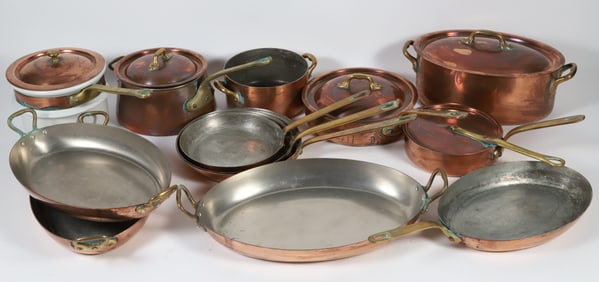 Collection of Kitchen Copperware
