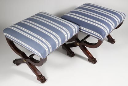 Pair of Ralph Lauren Upholstered Banquettes