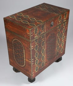 Contemporary Moroccan Decorated Storage Box