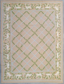 Fine "Monkey" Needlepoint Carpet by Patterson, Flynn & Martin